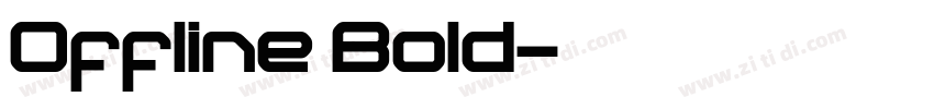 Offline Bold字体转换
